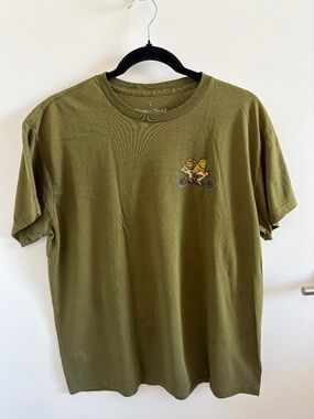 Green Frog and Toad Graphic Tee Size L
